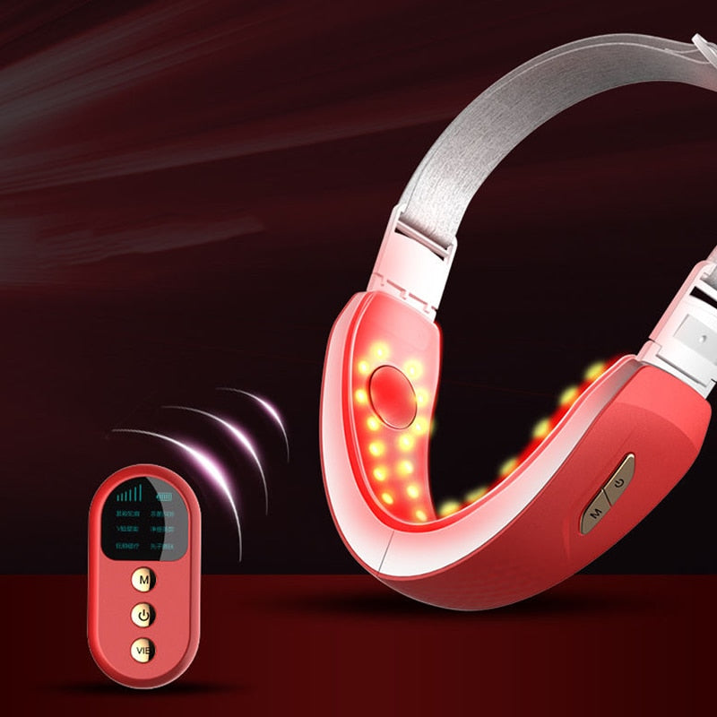 V-Line Face Lift Belt | LED & EMS Facial Toning Device