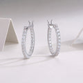 Streamer Moissanite S925 Sterling Silver Earrings – Luxury Diamond‑Cut Stud Set