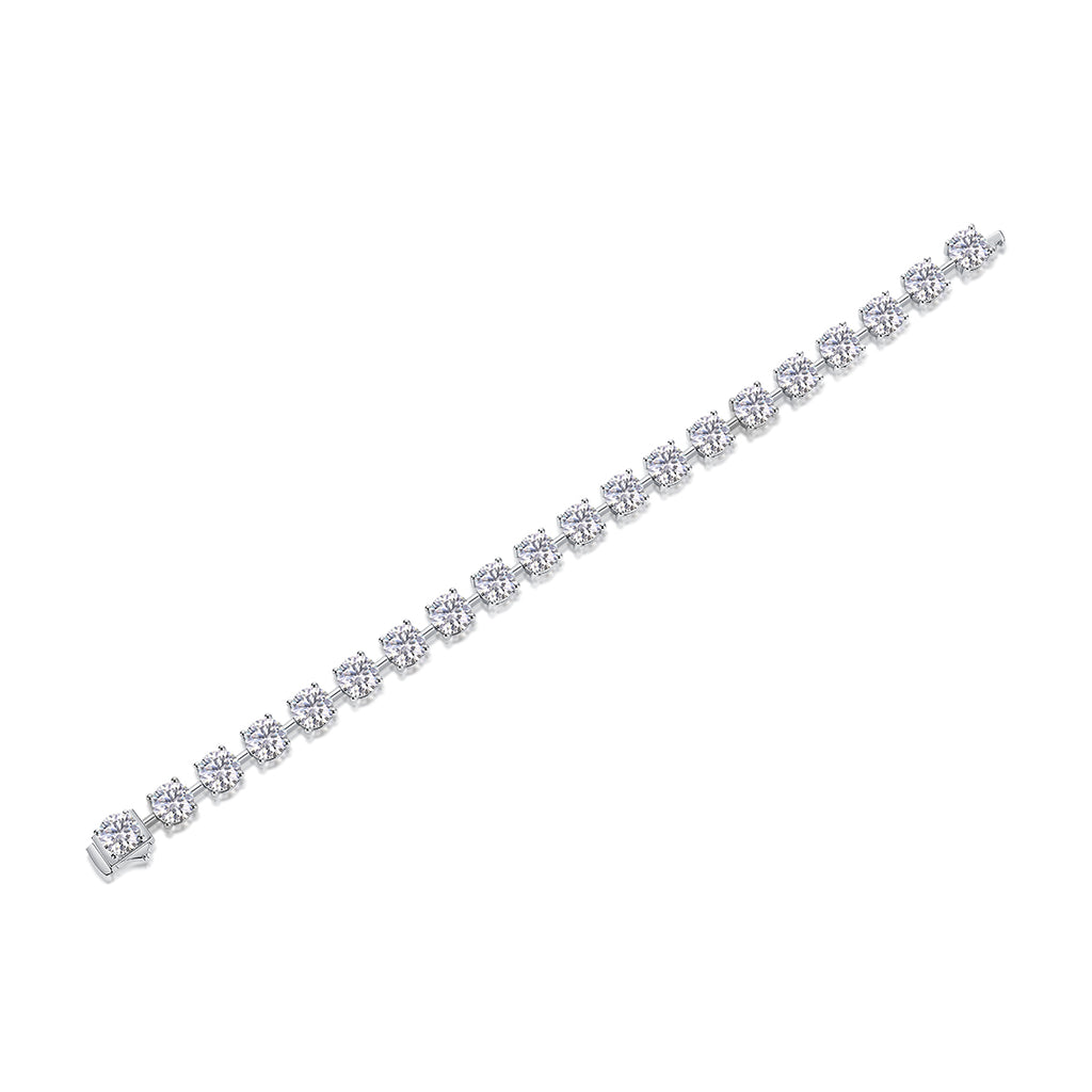 Time Luxury Fashion Mossan Diamond S925 Silver Bracelet Comparable To Natural Diamonds
