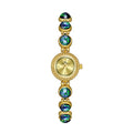 National Style Mid-Ancient Light Luxury Malachite Bracelet Watch