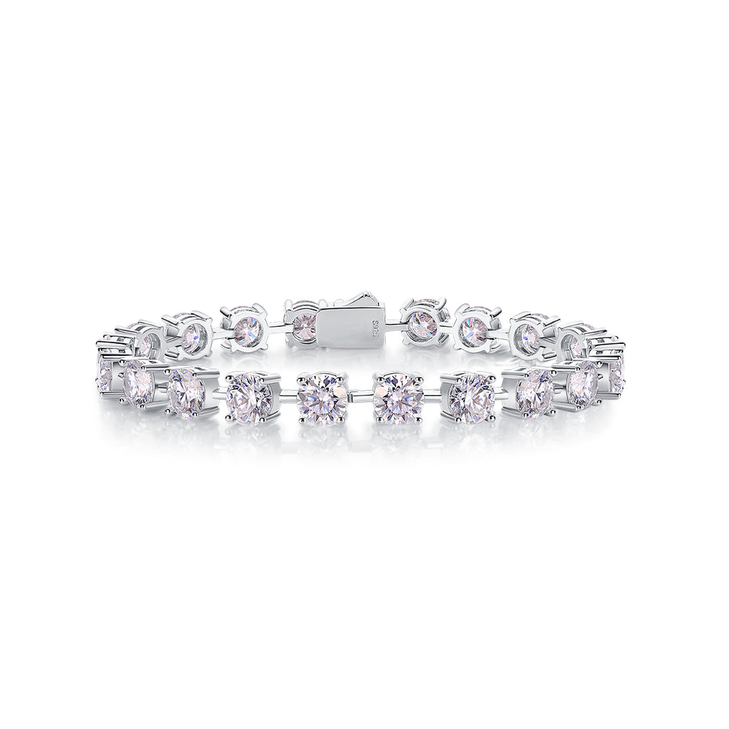 Time Luxury Fashion Mossan Diamond S925 Silver Bracelet Comparable To Natural Diamonds