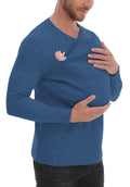 High Quality Kangaroo Dad Multi-functional T-shirt Long Sleeve