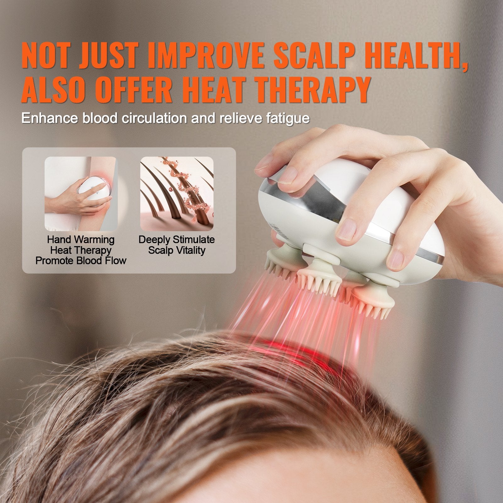 Electric Scalp Massager with Heat