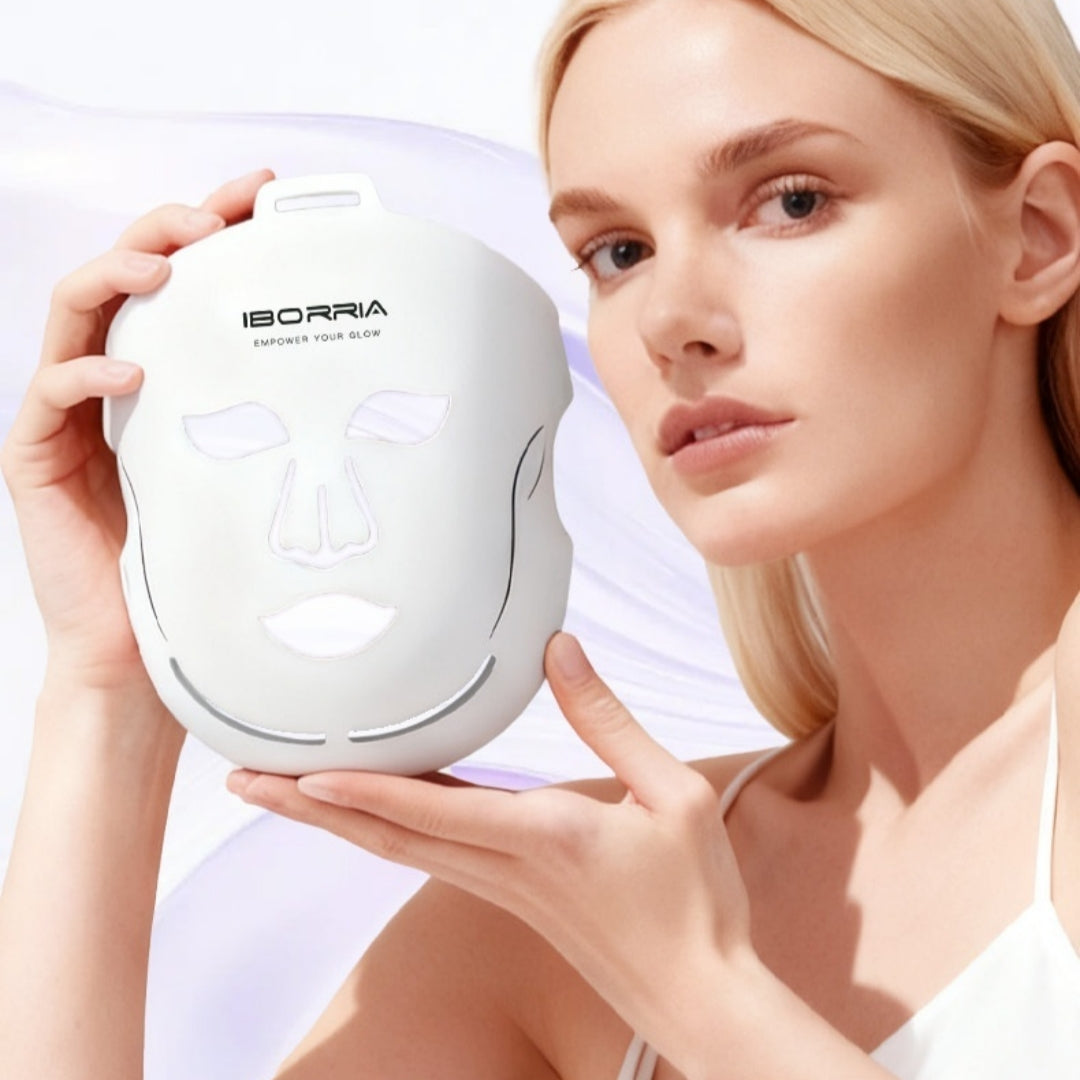 LED Silicone Facial Beauty Light Mask