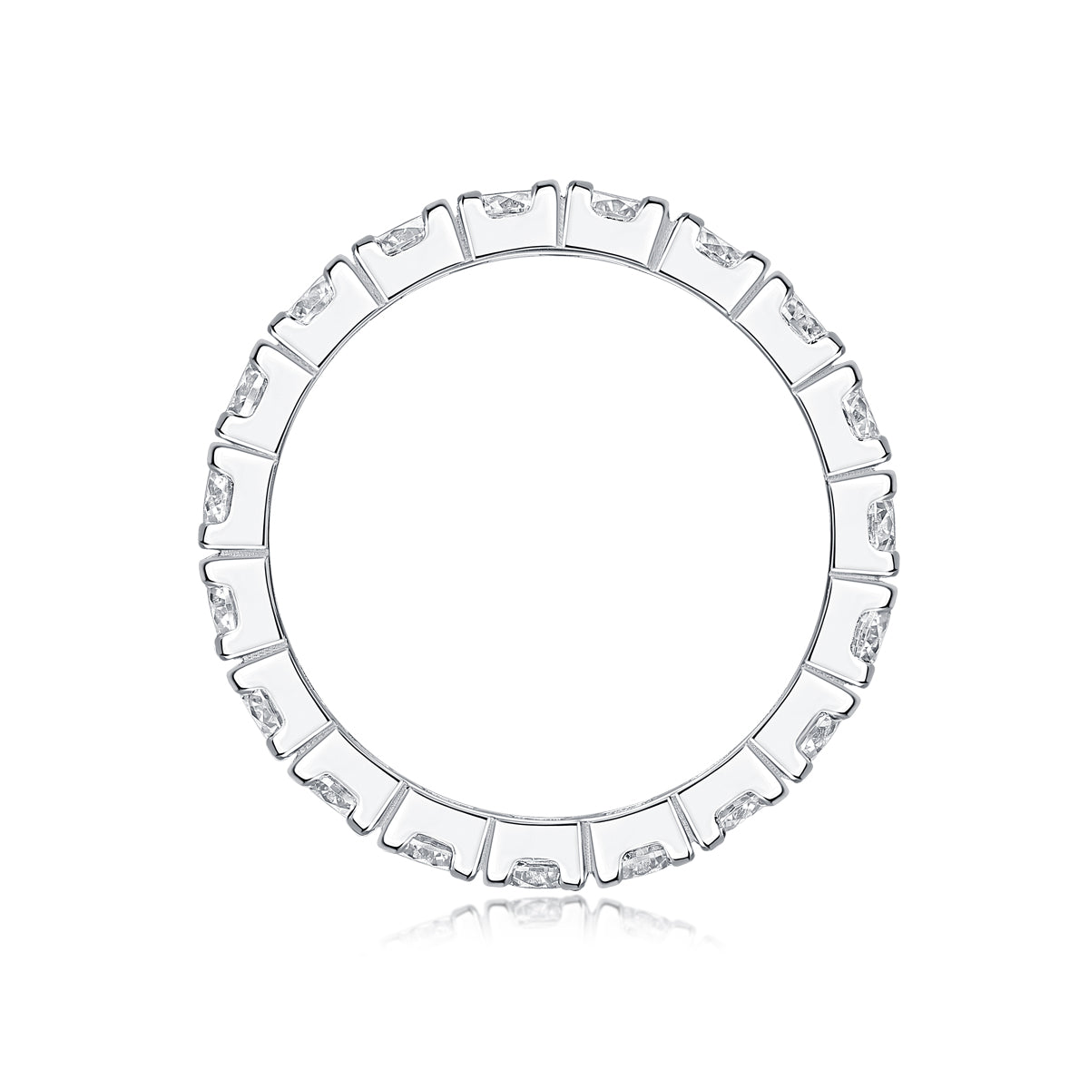 Starry Sky – S925 Moissanite Silver Ring (Luxury Diamond‑Cut Shine)
