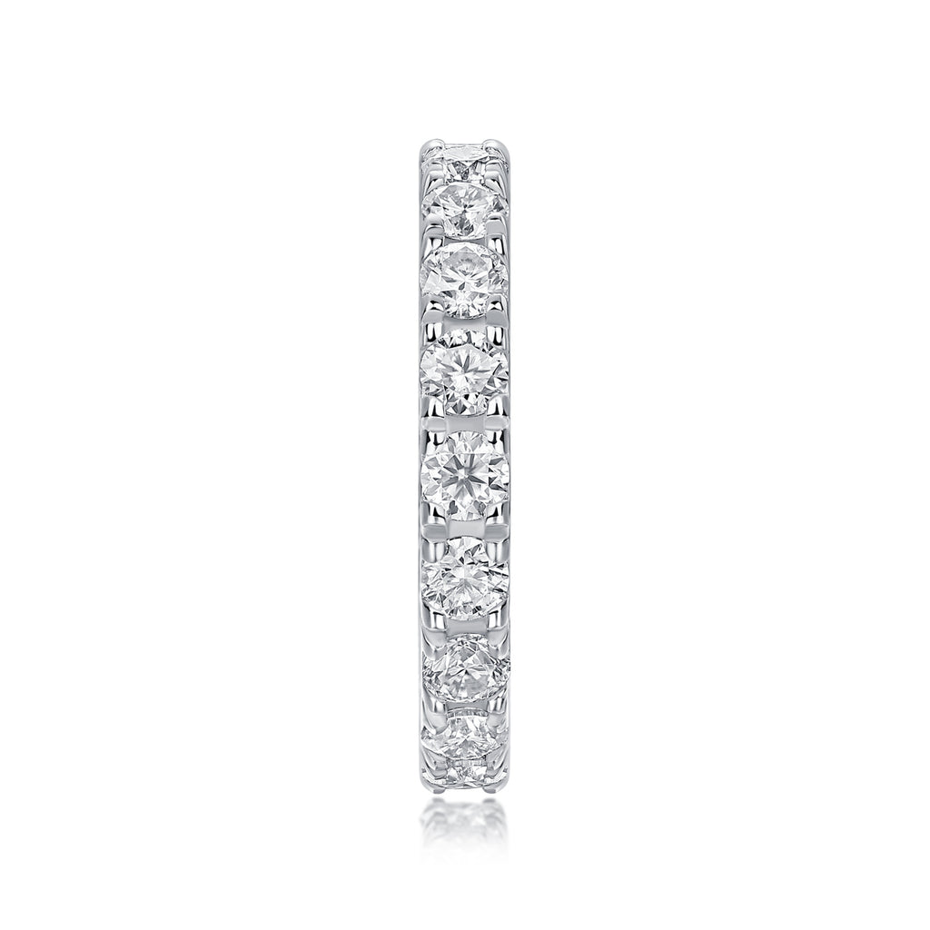 Starry Sky – S925 Moissanite Silver Ring (Luxury Diamond‑Cut Shine)