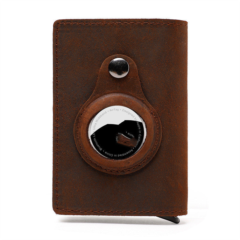 Location Tracker Metal Aluminum Alloy RFID Wallet