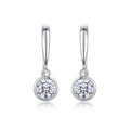 Soft Light & Sweet Whispers – S925 Moissanite Earrings & Stud Set (Platinum‑Plated)