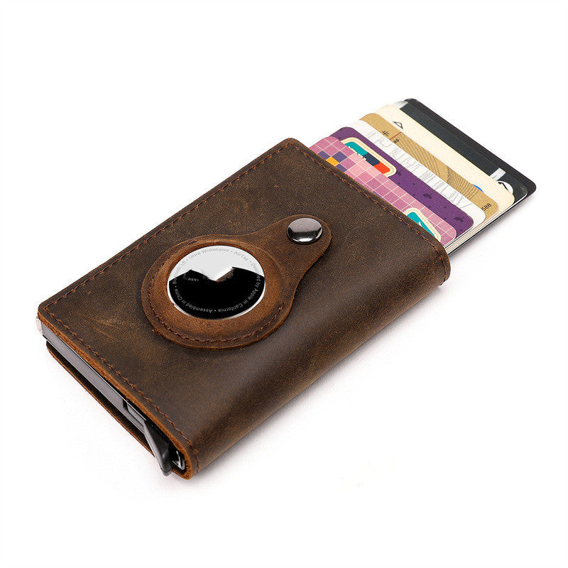 Location Tracker Metal Aluminum Alloy RFID Wallet